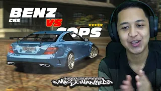 Mercedes Benz C63 Modif vs Polisi Bintang 5 - Need For Speed Most Wanted Indonesia - MOD