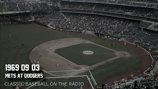1969 09 03 Mets at Dodgers Radio Broadcast