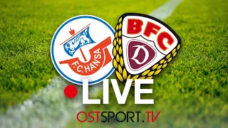 LIVE! FC Hansa Rostock II vs. BFC Dynamo | Regionalliga Nordost | SP31