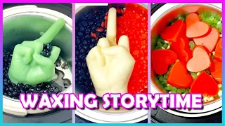 🌈✨ Satisfying Waxing Storytime ✨😲 #672 Crazy things happened when we moved to the new house