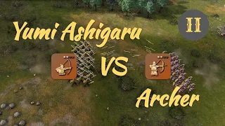 Yumi Ashigaru vs Archer in Feudal