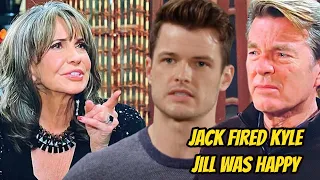 The Young And The Restless Jack agrees to fire Kyle - Joining Chancellor Winters along with Jill