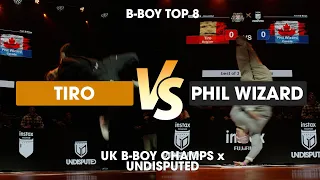 Tiro vs Phil Wizard [1v1 b-boy top 8] // stance // Undisputed x UK B-Boy Champs 2022