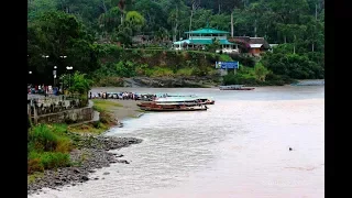 Rio Misahualli - Paseo en Lancha desde Puerto Misahualli -   Ecuador... *Puerto Misahualli - Tena*