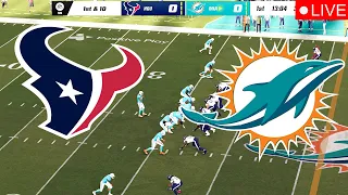 🔴  LIVE NFL🔴HOUSTON TEXANS VS  MIAMI DOLPHINS / NFL LIVE/ NFL WEEK 12