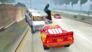 GTA 4 Crazy Lightning McQueen ( Radiator Springs ) Car Crashes Compilation Ep. 8