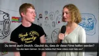 Wir möchten euch helfen - We want to help you to learn German