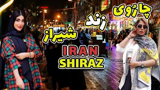 IRAN 2023 _walking in iran streets _ walk with me in shiraz zand street _ چهارراه زند شیراز