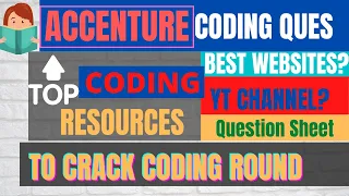 Accenture Coding Round Questions And Solutions & Resources For Preparation