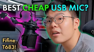 AWESOME CHEAP USB MIC for STREAMING? Fifine T683 USB Mic Kit Unboxing and Overview