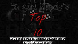 Top 10 Most Disturbing Video Games of All Time