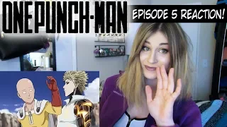 One Punch Man Episode 5 - The Ultimate Master REACTION!