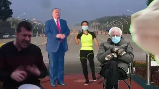 All Star Meme Polkka Cat (Bernie, Trump, Myanmar Aerobics Instructor)