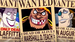Blackbeard Pirates: The Highest BOUNTY Crew in One Piece