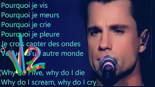 Bruno Pelletier - SOS d'un terrien en détresse (V.2) 1996 with lyrics.