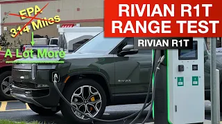 Rivian R1T Range Test - Crushed the EPA Rating!!