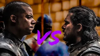 Could Jon Snow have beaten Grey worm in s8?
