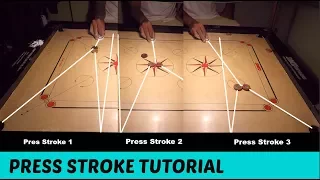 Carrom Press Stroke Tutorial | Strike & Pocket |