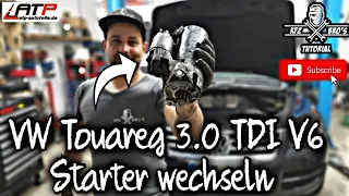 Vw Touareg 7l | 3.0 TDI V6 | BKS | Anlasser / Starter ausbauen | Kurzanleitung | Replacement