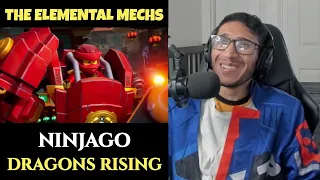 Reacting to LEGO NINJAGO Dragons Rising| The Elemental Mechs | A Pain in the Mech! | E3