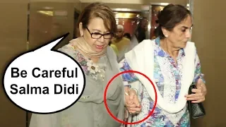 Salman Khan Mothers Salma Khan And Helen Taking Care Of Each Other