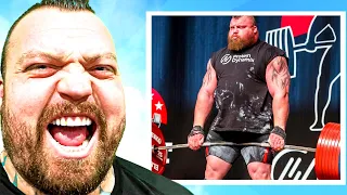 REACTING TO MY BIGGEST LIFTS | Eddie Hall