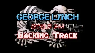 George Lynch Backing Track 80's Style In Am - 120 BPM