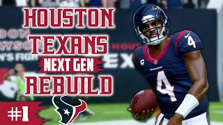Houston Texans Next Gen Franchise Rebuild!! - Houston Texans | Madden 21 - Ep 1