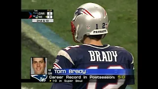 Super Bowl 38 XXXVIII Full Game condensed New England Patriots vs Carolina Panthers. Tom Brady NFL