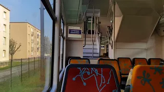 (RER A) voyage à bord d'un MI09 UZAR de Boissy-St-Léger à Nogent-sur-Marne direction Cergy (RATP)