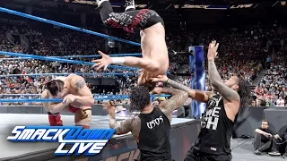 Sami Zayn & Tye Dillinger vs. The Usos: SmackDown LIVE, Aug. 8, 2017