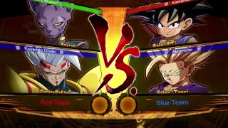 DRAGON BALL FighterZ Beerus,Super Baby 2 VS Goku GT,Gohan Teen Requested 2 VS 2 Fight