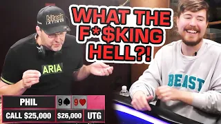 MrBeast DESTROYS Phil Hellmuth In This Poker Hand