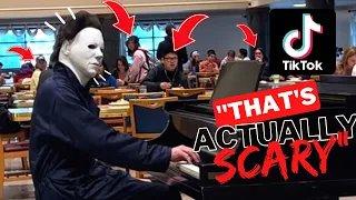 This got 100M views on TikTok: Michael Myers plays piano