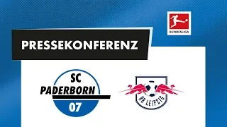 Pressekonferenz nach dem Spiel gegen RB Leipzig