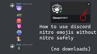 Use nitro emojis for free (no download)