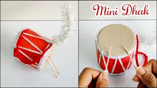 Durga Puja Special Craft Idea/ How To Make Durga Puja Mini Dhak
