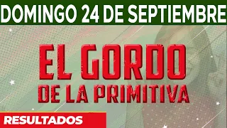 Resultado del sorteo El Gordo de la Primitiva del Domingo 24 de Septiembre del 2023.