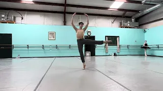 Alexei Orohovsky (16) and Isabella Meier (16) in Le Corsaire Pas de Deux