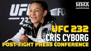 UFC 232: Cris Cyborg Post-Fight Press Conference - MMA Fighting