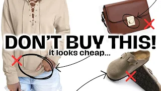 10 Popular Fashion Items That Look CHEAP! & What To Wear Instead