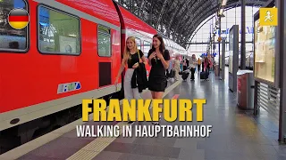 Walking in Frankfurt Hauptbahnhof, Germany 🇩🇪 | August 2023 | 4K 60