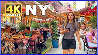 【4K】WALK Little Italy NEW YORk NY USA 4k video Travel vlog
