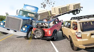 Car and Truck Crashes Reckless Driving | BeamNG Drive