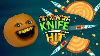 Knife Hit! [Annoying Orange Plays]