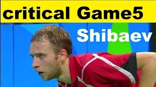 [TT sngl] Timo Boll (critical Game5) Shibaev(RUS) (edit, SloMo)