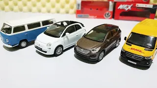 Welly Kinsmart Diecast Model Cars Unboxing and Reviewed by Hand