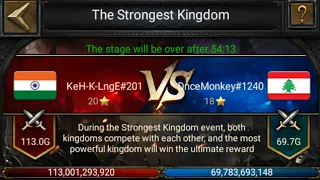 Clash of Kings - K201 vs K1240 - Kingdom Conquest - 21⭐