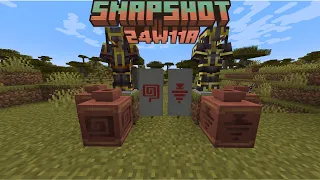 Everything in snapshot 24w11a  Minecraft    Made with Clipchamp