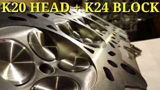 Installing the k20 head on the k24